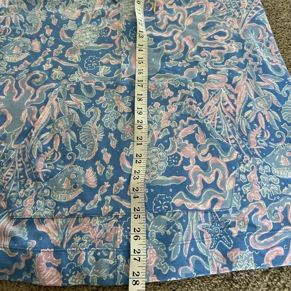 Lilly Pulitzer - Cassi Popover - Vneck Tunic - Boca Blue color - XL - NWT! - Picture 7 of 7